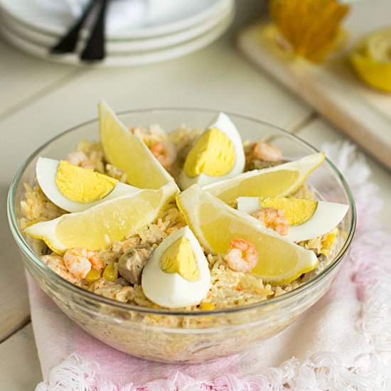 Seafood Rice Salad