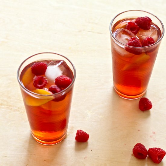 Raspberry Peach Iced Tea