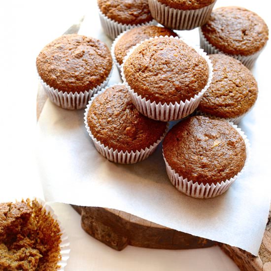 Apple and Carrot Spelt Muffins