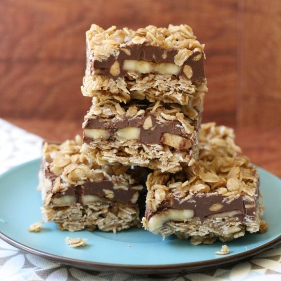 No-Bake Peanut Butter Banana Fudge