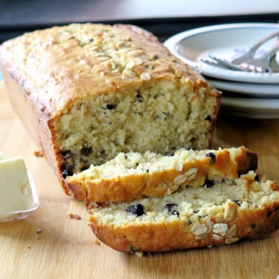 Blueberry Currant Oatmeal Bread