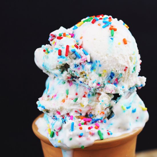 Sprinkles Cake Batter Ice Cream