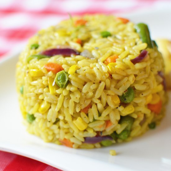 Smoked Rice Pilaf