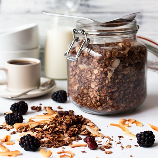 Chocolate Coconut Granola