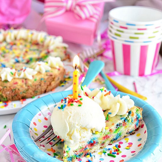 Funfetti Birthday Sugar Cookie Cake