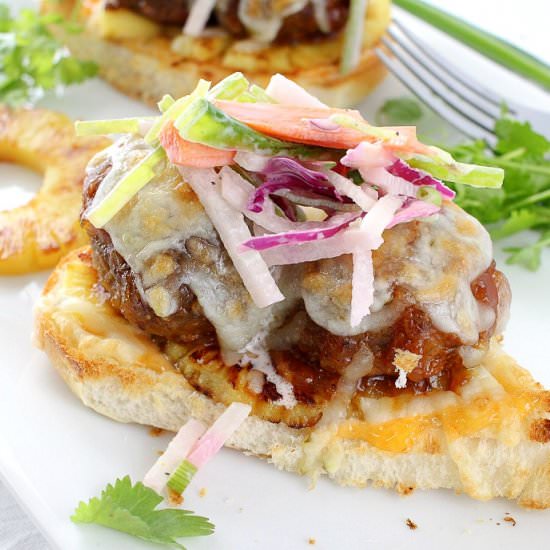 Hawaiian Meatball Sliders