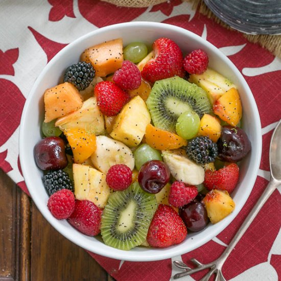 Honey Lime Fruit Salad