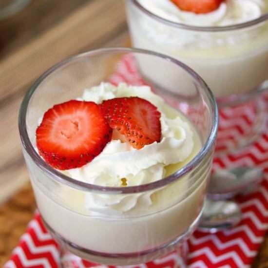 White Chocolate Pudding