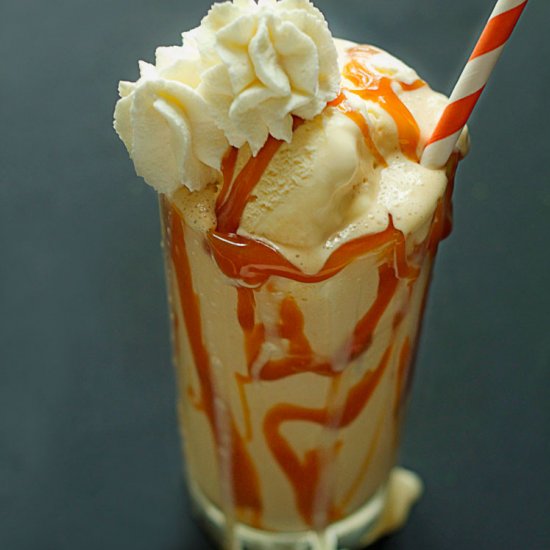 Caramel Bourbon Milkshake