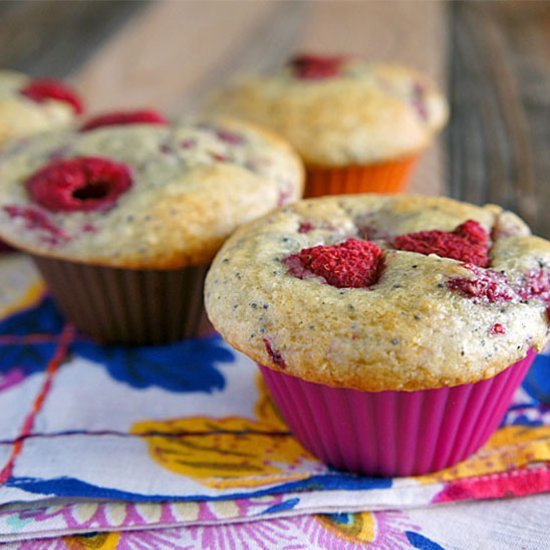 Raspberry Lemon Poppy Seed Muffins