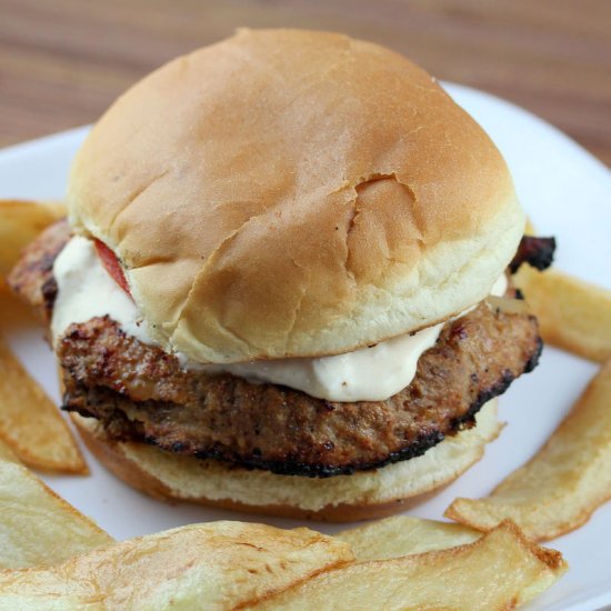 Grilled Pork Burgers