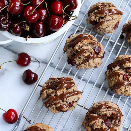 Dark Cherry Scones with Chocolate