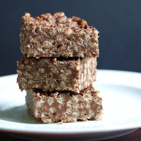 Healthy Chocolate Rice Crispy Treat