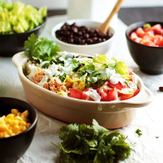 Salsa Chicken Burrito Bowls