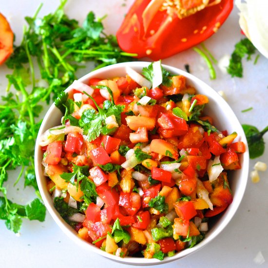 Summer Peach Salsa