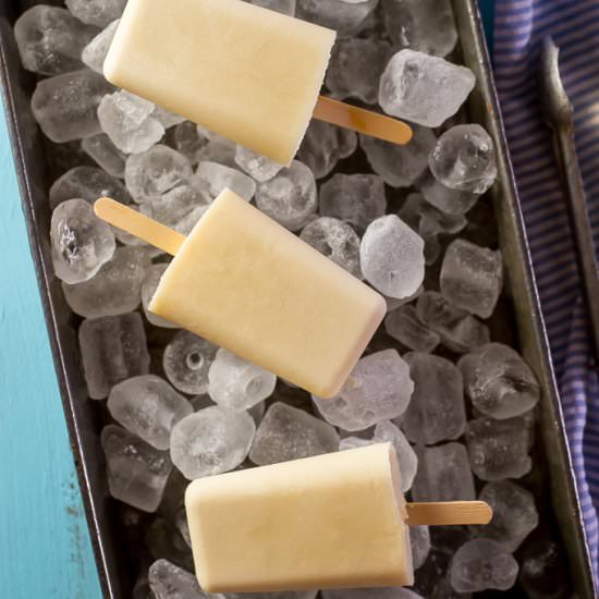 Sweet Corn Popsicles