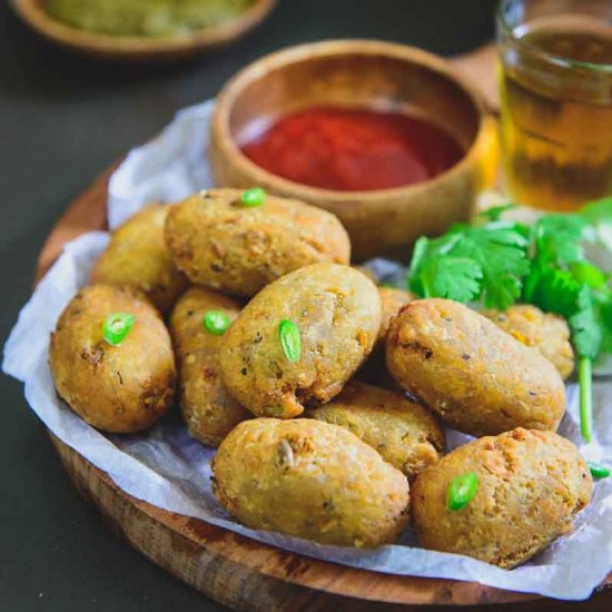 Potato Peas Croquette