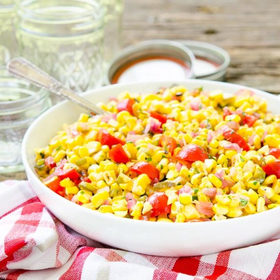 Grilled Corn Relish