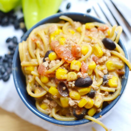 Southwest Spaghetti Skillet