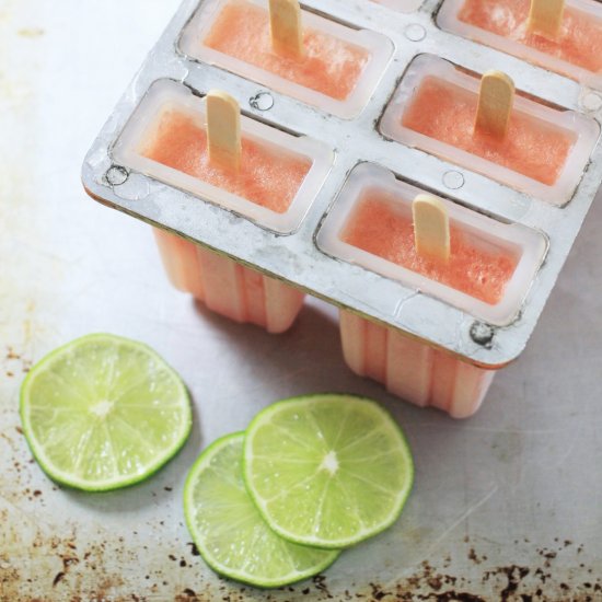 Watermelon Margarita Pops