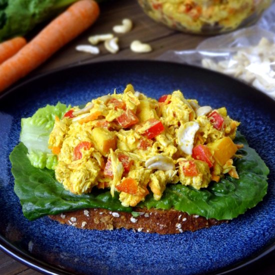 Crunchy Curried Chicken Salad