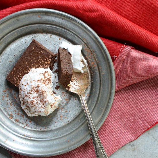 Dark Chocolate Mousse Cake