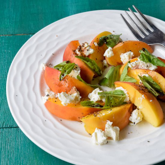 Peach Caprese Salad