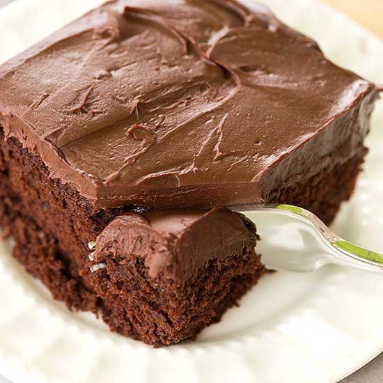 Chocolate Cake with Mocha Frosting