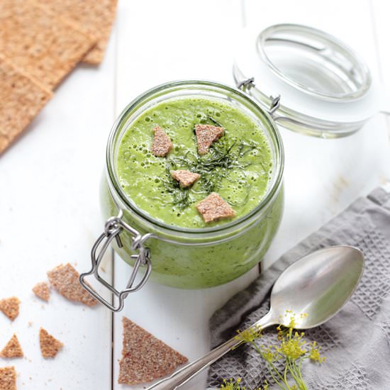 Green Summer Soup with Dill