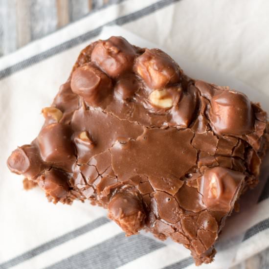 Rocky Road Sheet Cake