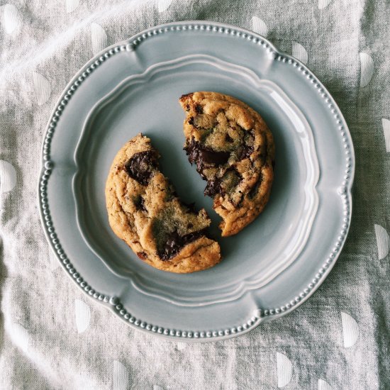 Miso Chocolate Chunk Cookies