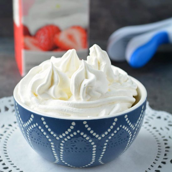 Homemade Whipped Cream