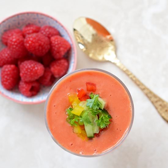 Raspberry Gazpacho