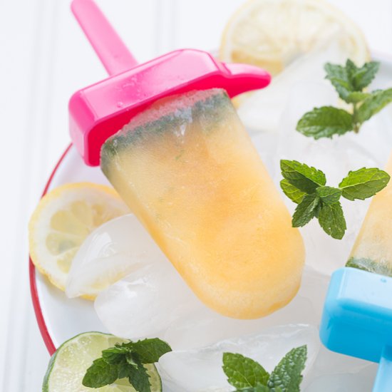 Citrus and Herb Popsicles