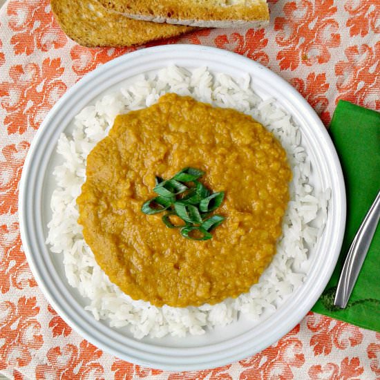 Red Lentil Curry Dal