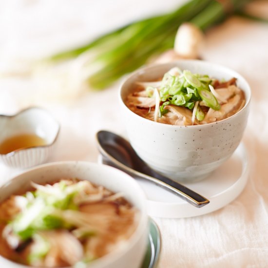 Chicken & Shitake Brown Rice Congee