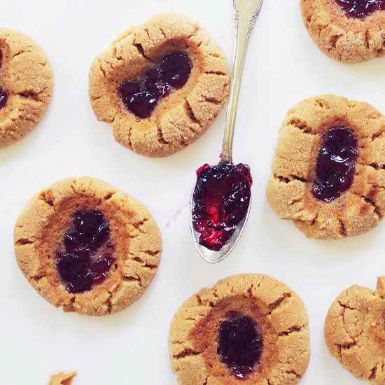 Peanut butter and jelly cookies