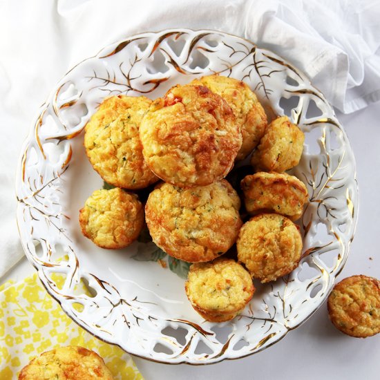 Zucchini, Corn and Tomato Muffin