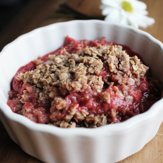 Strawberry Rhubarb Crisp