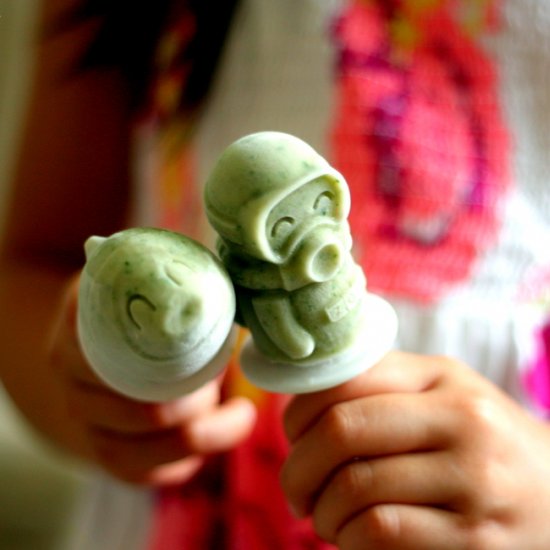 “Green Monkey” Popsicles