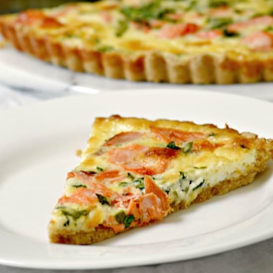 Salmon Quiche