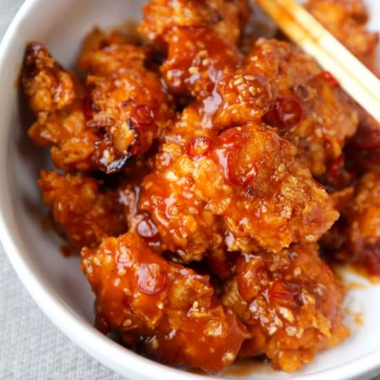 Baked General Tso Chicken