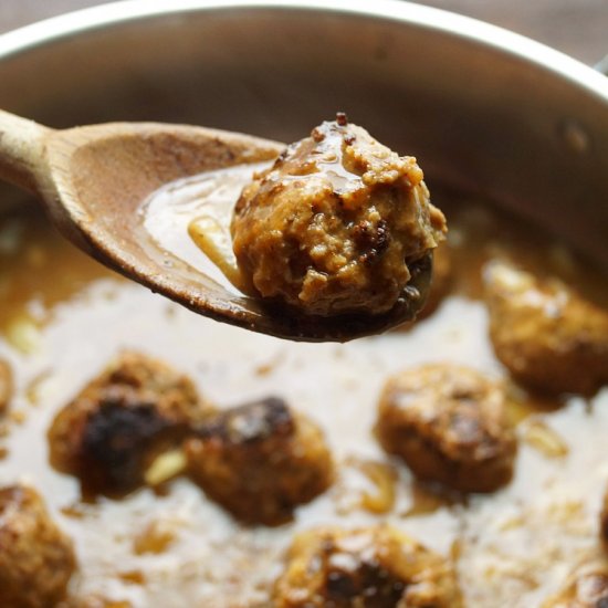 Salisbury Steak Meatballs