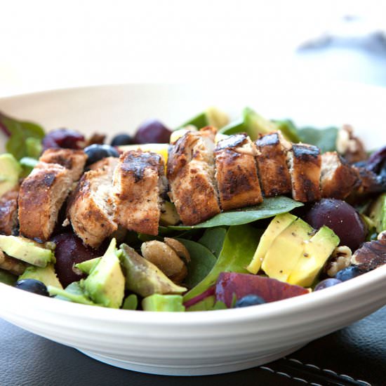 Cherry Walnut Summer Salad