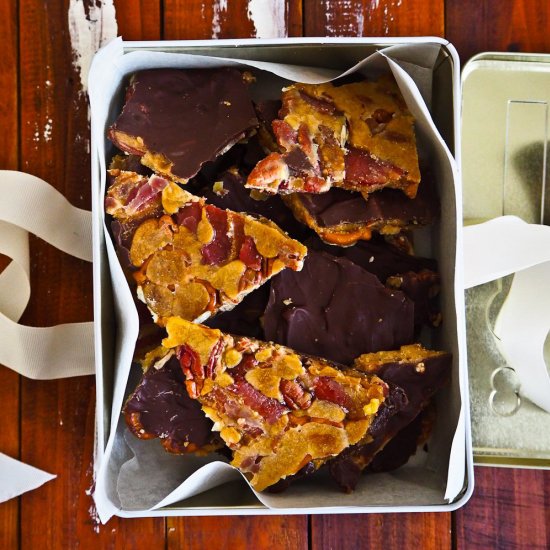 Bacon Pecan Turtle Candy