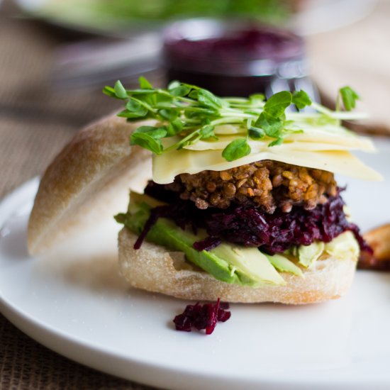 Lentil Burger