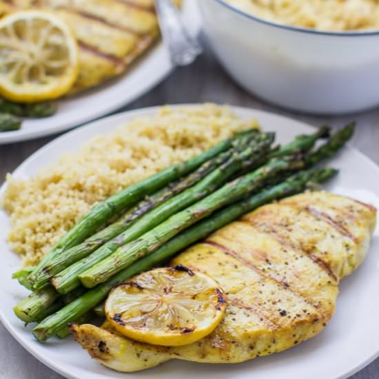 Grilled Lemon Pepper Chicken