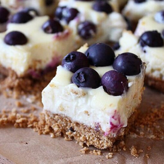 Lemon Blueberry Cheesecake Bars