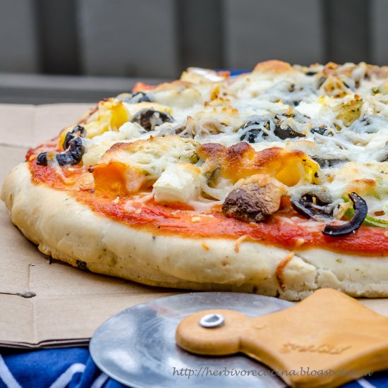 Vegetarian Pizza from Scratch