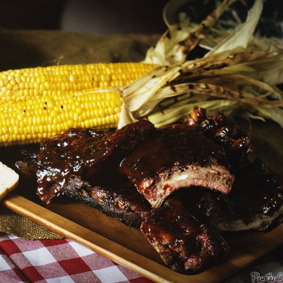 Grilled BBQ Baby Back Ribs